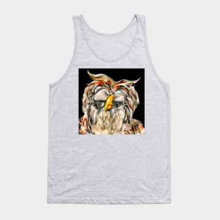 Flirtatious Owl Tank Top